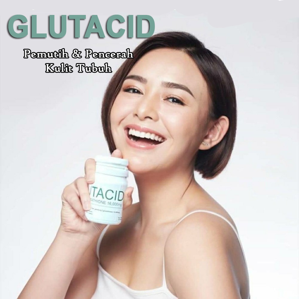 Glutacid Asli 100% Original Whitening Booster Suplemen Herbal