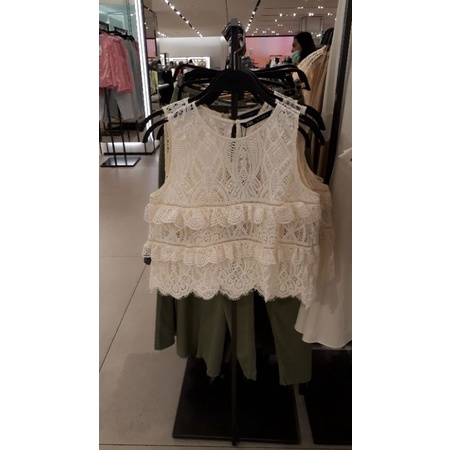 ZARA ORIGINAL SALE Blouse Cardigan Rajut 3D Knit Lengan Panjang SALE