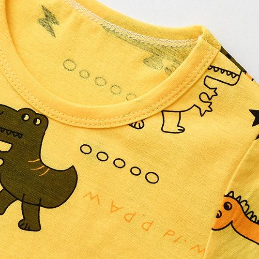 ➫ Goblin♛ PB025 Baju Jumper Anak Piyama Pakaian Tidur Fashion Setelan Celana Panjang Lengan Pendek I