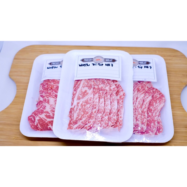 

PREMIUM SLICE WAGYU TRITIP untuk YAKINIKU / GRILL