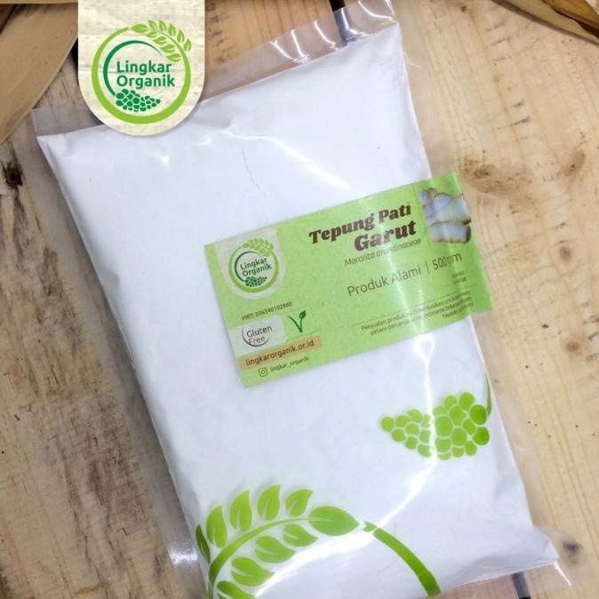 

Lingkar Organik Tepung Umbi Garut 500 Gram | MPAsi | Pati Garut