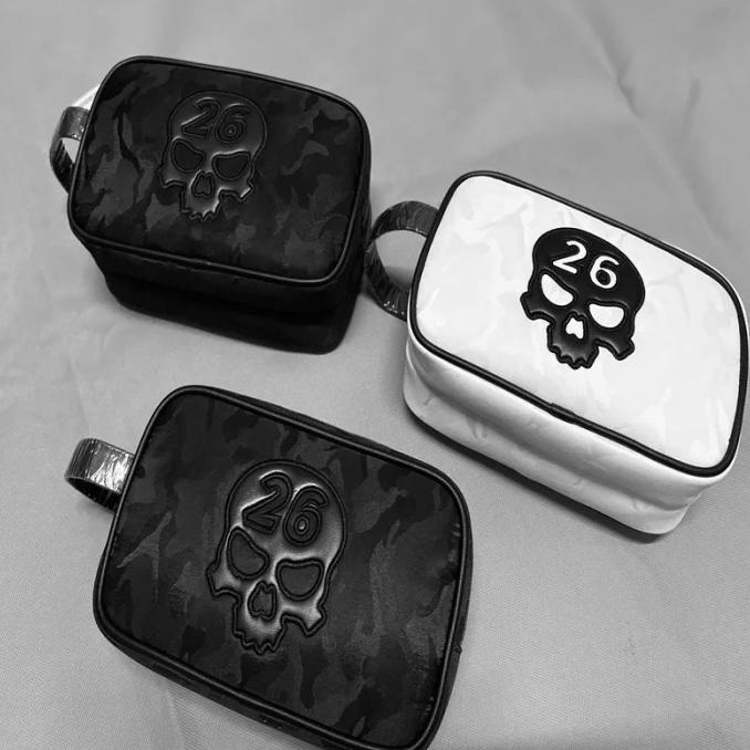 Tas Golf Pouch Bag PXG SKULL 26 Full Black Original