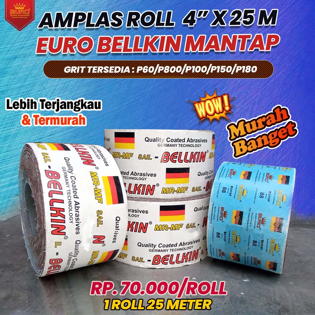 Amplas Murah Bellkin Mantap Termurah 25 Meter