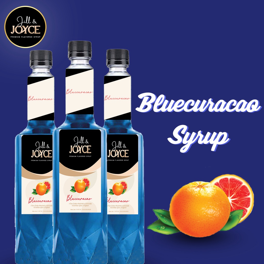 

JILL & JOYCE Bluecuracao Syrup 1 Liter