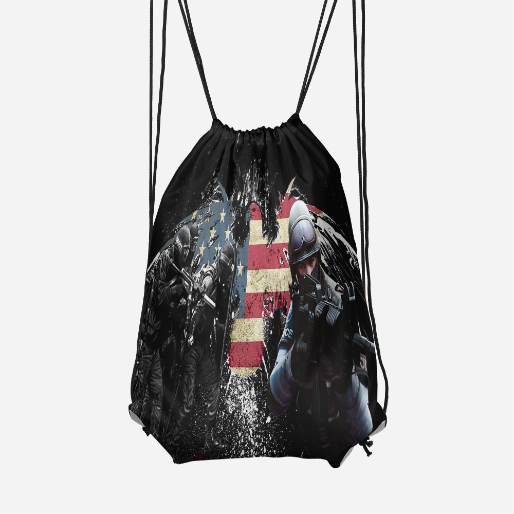 Tas serut / String bag / Tas Punggung AMERICAN EAGLE Full Printing Terbaru Art 5