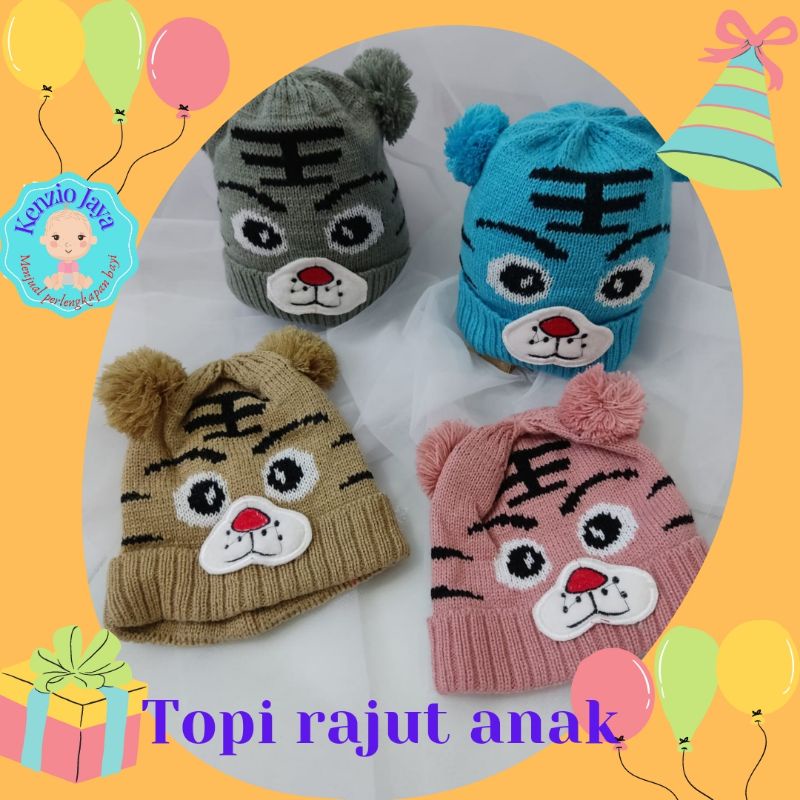 Topi kupluk rajut