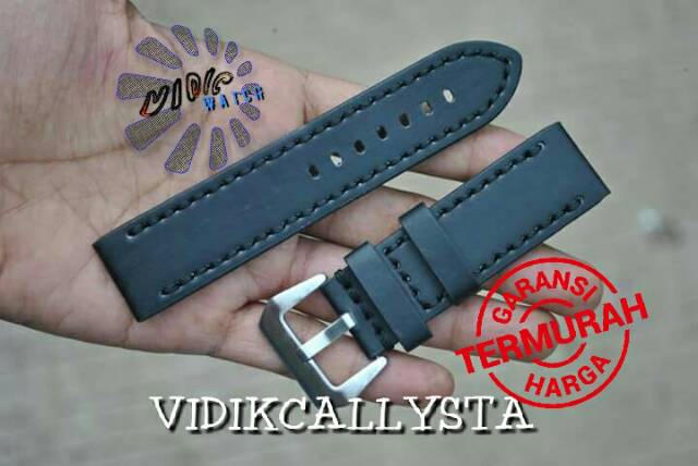 LEATHER STRAP TALI JAM KULIT 22 24 UNIVERSAL SEMUA JAM