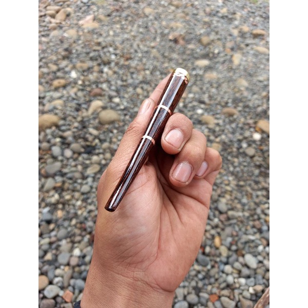 Pipa galih asem golden copper ring natural istimewa