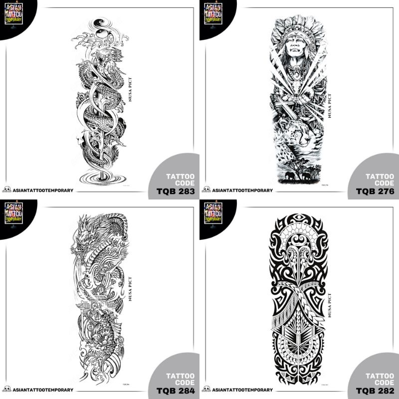 ASIANTATTOO FULL ARM TATTO NEW DESIGN