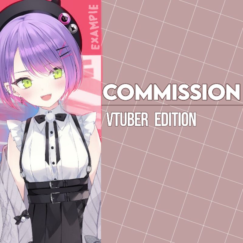 VTUBER COMMISSION ( MOHON MEMBACA DESKRIPSI )