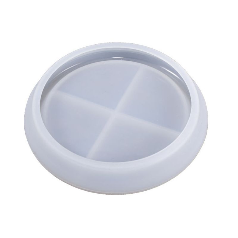 SIY  Silicone Crystal Epoxy Resin Mold Round Saucer Coaster Mat Casting Mould Handmade DIY Crafts Jewelry Making Tools