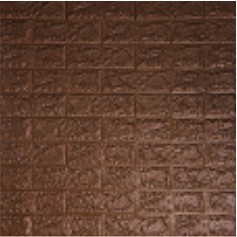 Belikuy COD Wallpaper Dinding Foam 3D Kecil Motif Batu Bata / walpaper dinding Foam U96-DARK BROWN