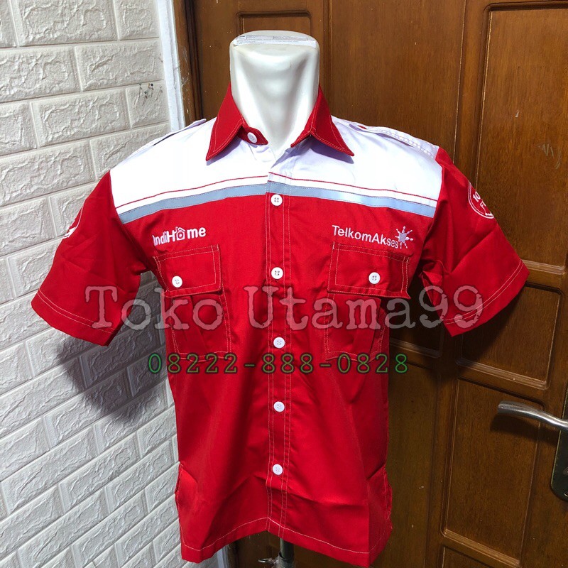 Seragam Indihome Terbaru Kemeja Indihome Terbaru Baju Indihome Terbaru Seragam Telkom Akses Warrior Shopee Indonesia