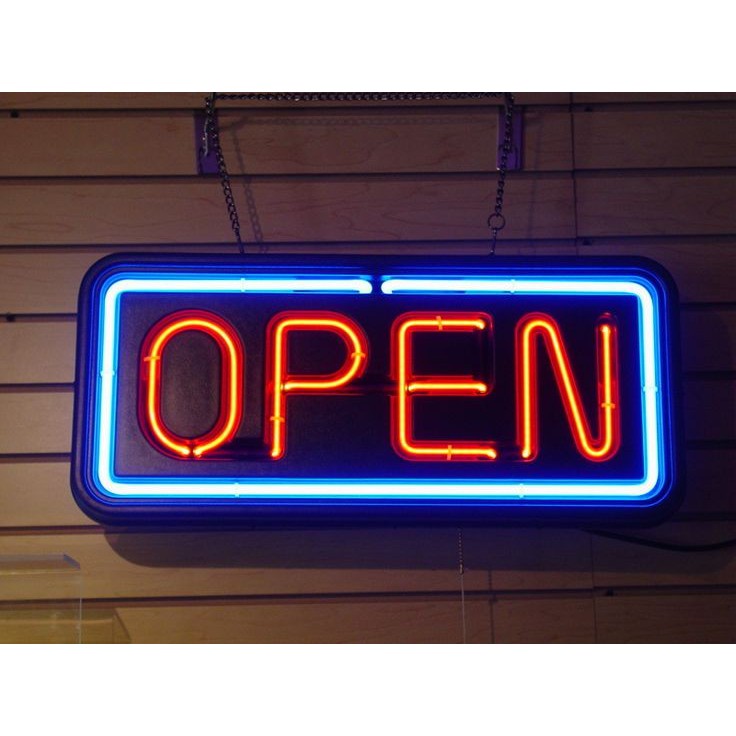 Neon flex sign custom logo