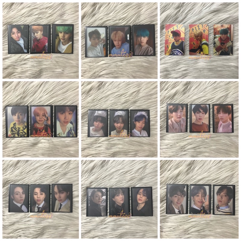 PHOTOCARD BTS OFFICIAL JIMIN SUGA YOONGI JUNGKOOK JK JM SG HYYH PT.2 LOVE YOUR SELF HER TEAR ANS ANS