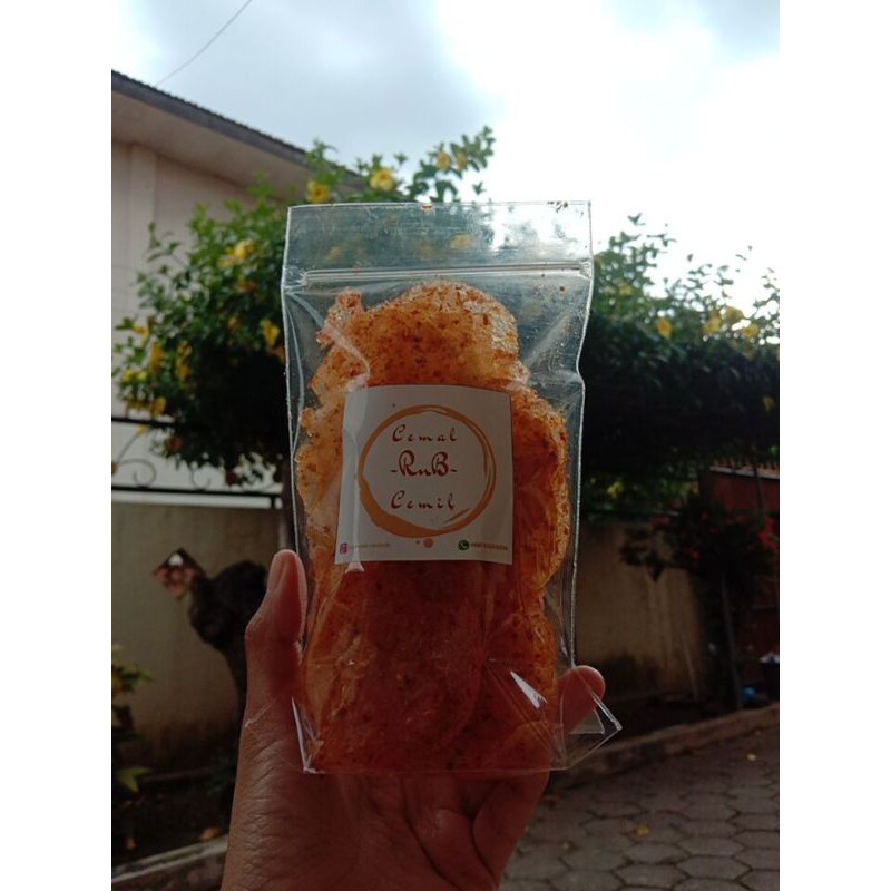 

Kripik Kaca Super Pedas Cemal Cemil RnB Kemasan 50 gr