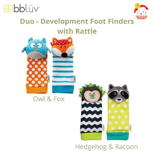 BBLuv - Duo Development Foot Finders with Rattle