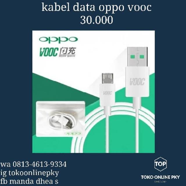 Kabel data oppo vooc