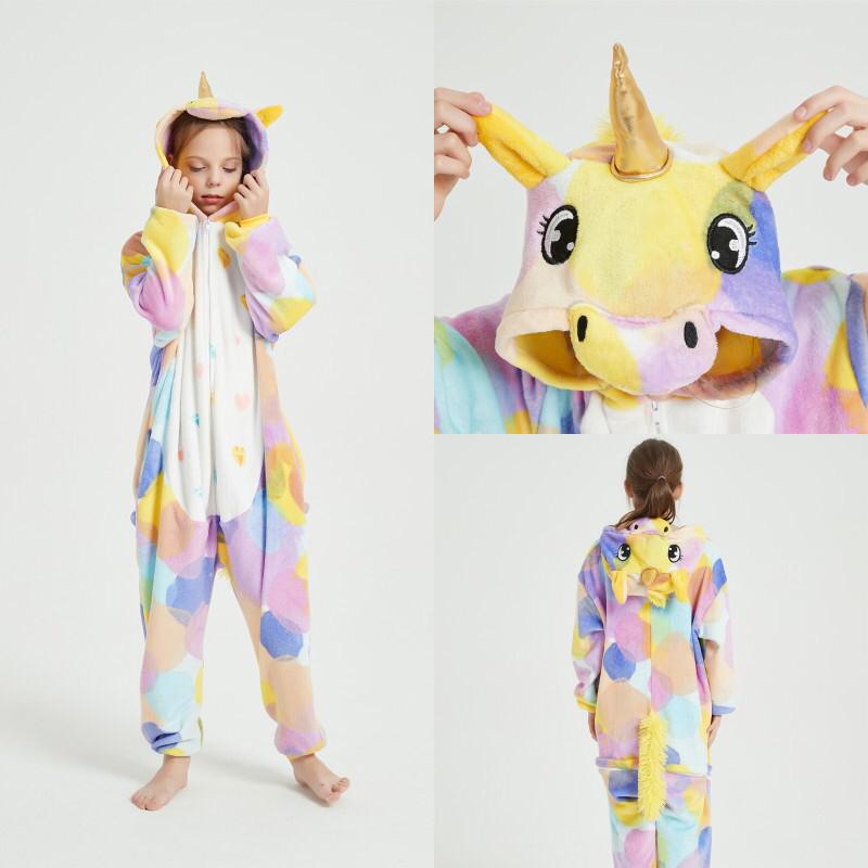 BAJU ONESIE KOSTUM UNICORN STAR BINTANG NEW KUDA PONY KIGURUMI PIYAMA ANAK PEREMPUAN IMPOR