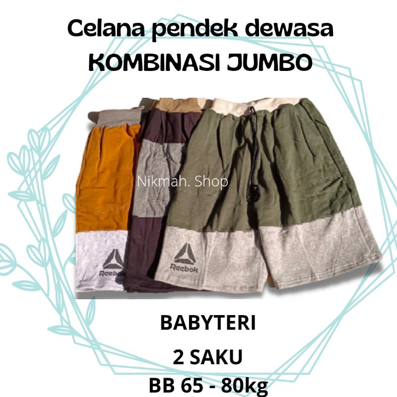 Celana pendek dewasa KOMBINASI JUMBO