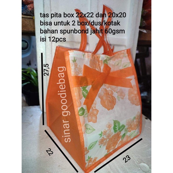 Jual Tas Spunbond Pita Hajatan Box Nasi X Isi Pcs Lusin