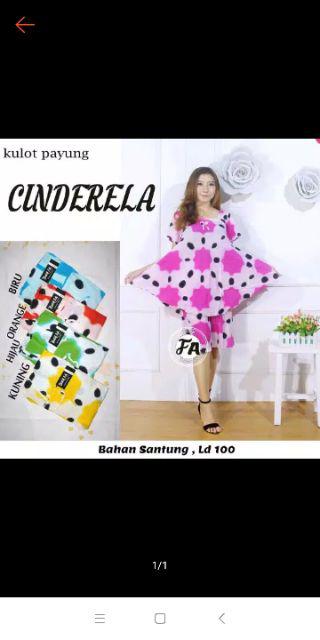 Babydoll/kulot Batik Vivilia