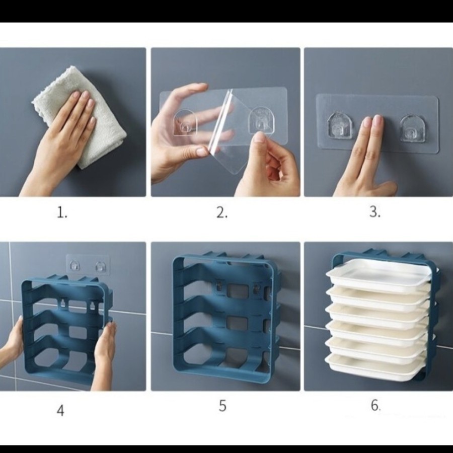 RAK Multilayer Dish Rack ORIGINAL 6 tingkat