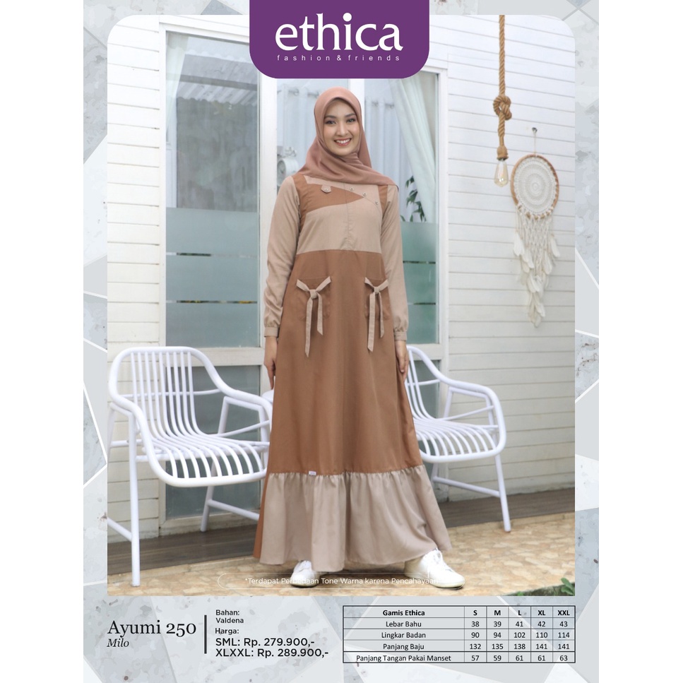 GAMIS TERBARU 2021 ETHICA AYUMI 250 MILO