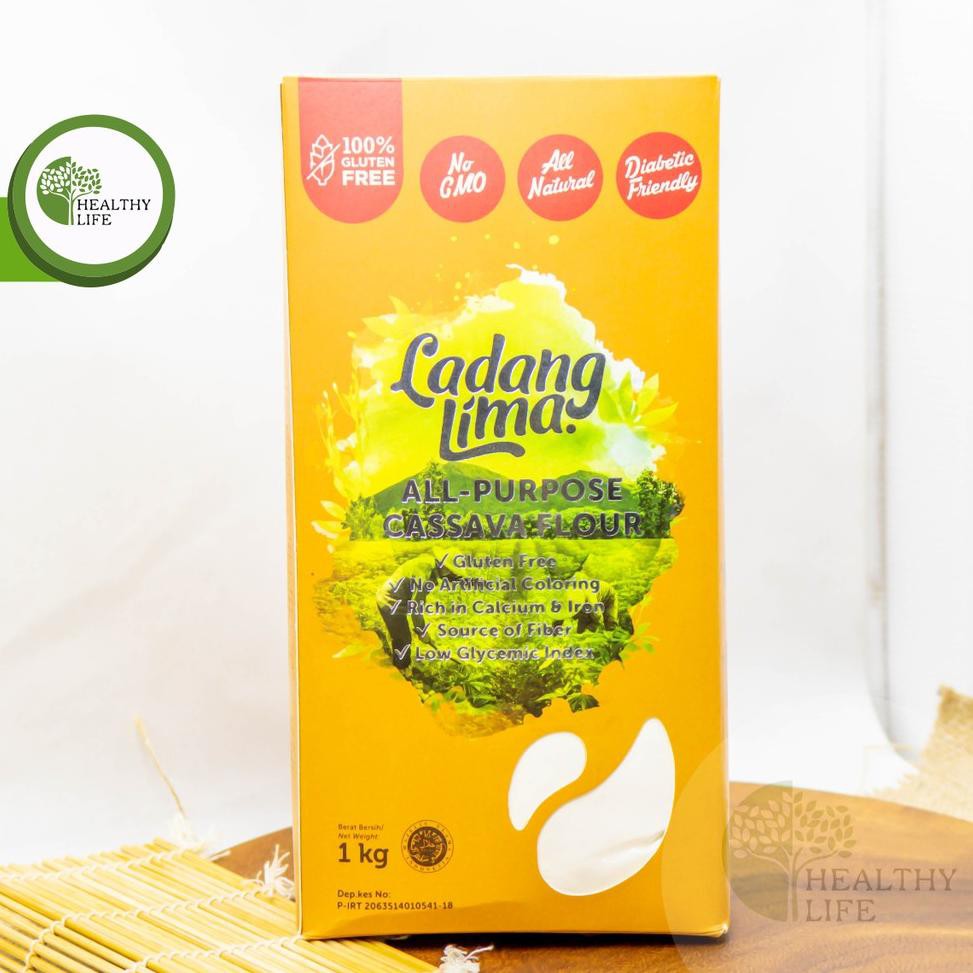 

Maca4m2|Tepung Cassava Ladang Lima 1 kg (gluten free all purpose cassava flour) |populer,.,...!