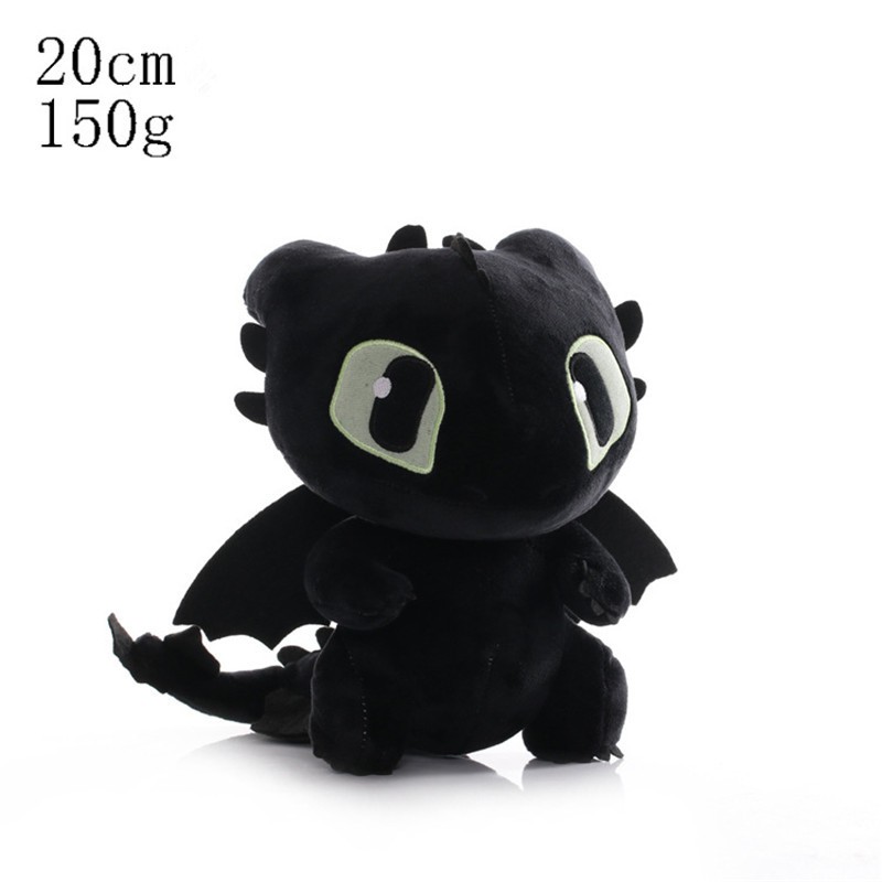 Mainan Boneka Plush How To Train Your Dragon Ukuran 20-50CM Untuk Hadiah Anak