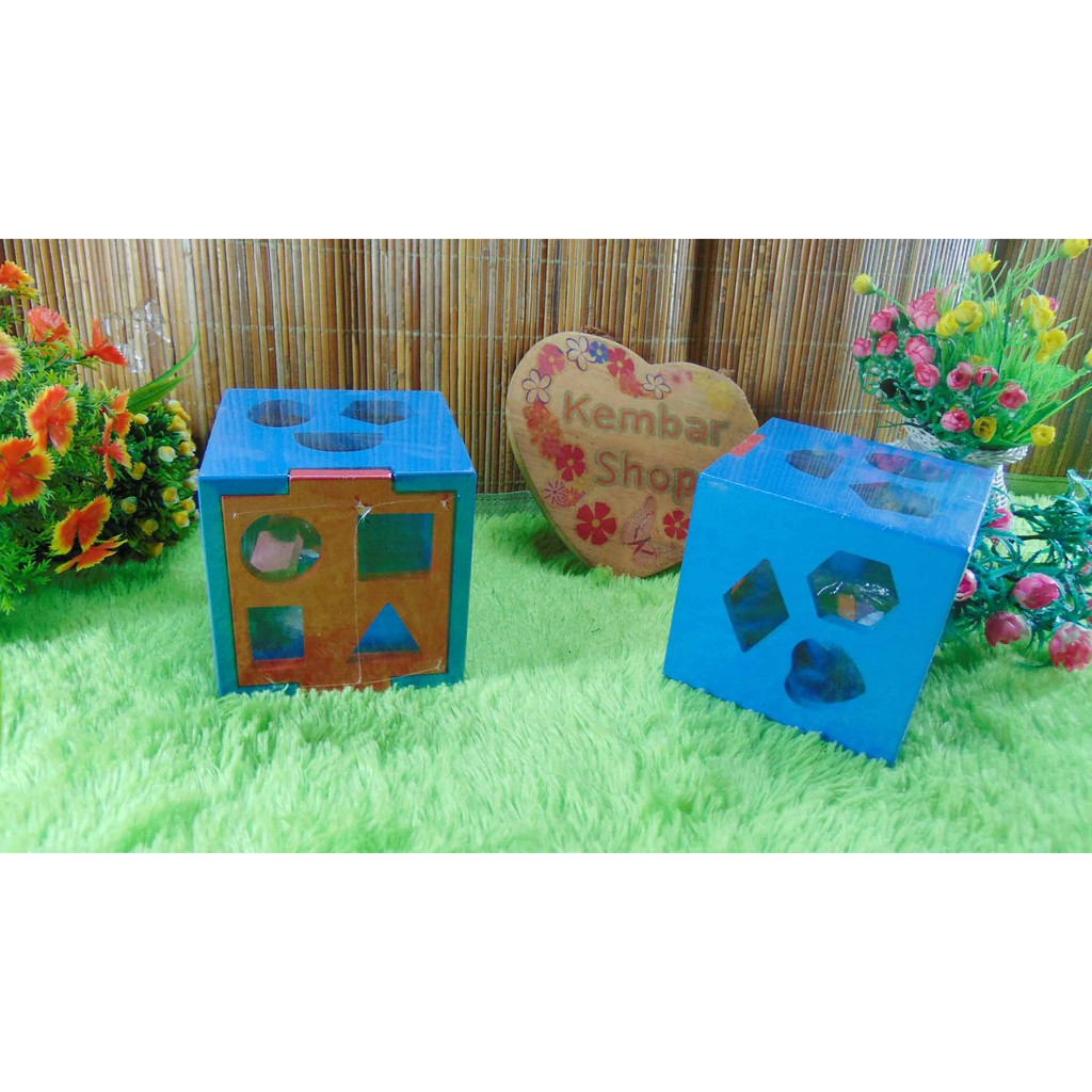APE-KOTAKG Mainan Edukasi Alat Permainan Edukatif Anak APE Kotak Geometri