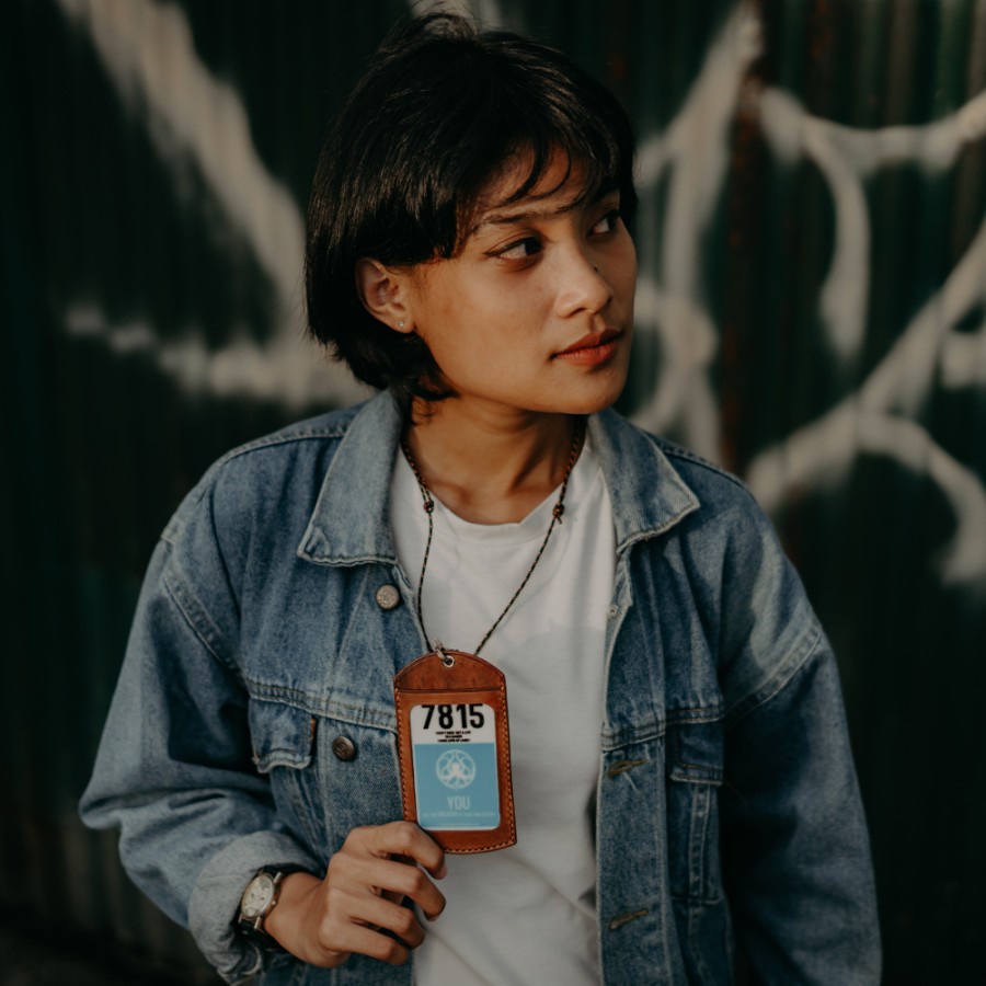 

id card kulit asli handmade LABOR