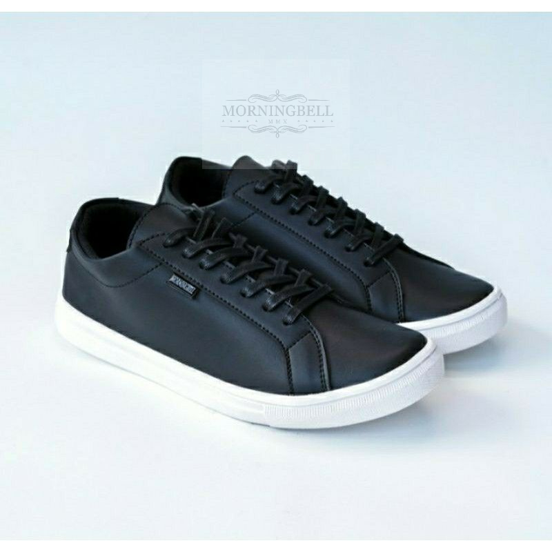 morningbell Vegan -  sepatu pria sneakers / morningbell sneaker / vegan black