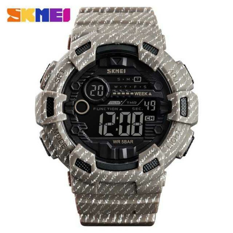 Jam Tangan pria elegan mewah digital LED SKMEI 1472 Anti Air Ori