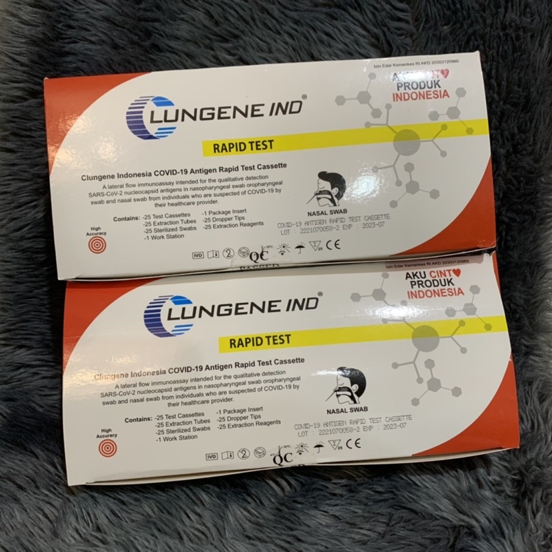 Alat Antigen Clungene Merah Putih isi 25 Pcs