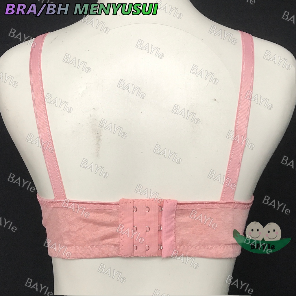 BAYIe - BH / Bra Ibu Menyusui Netek/ Nursing BRA YSK 598 Motif BROKLAT Dengan Busa Tanpa Kawat Kait 3