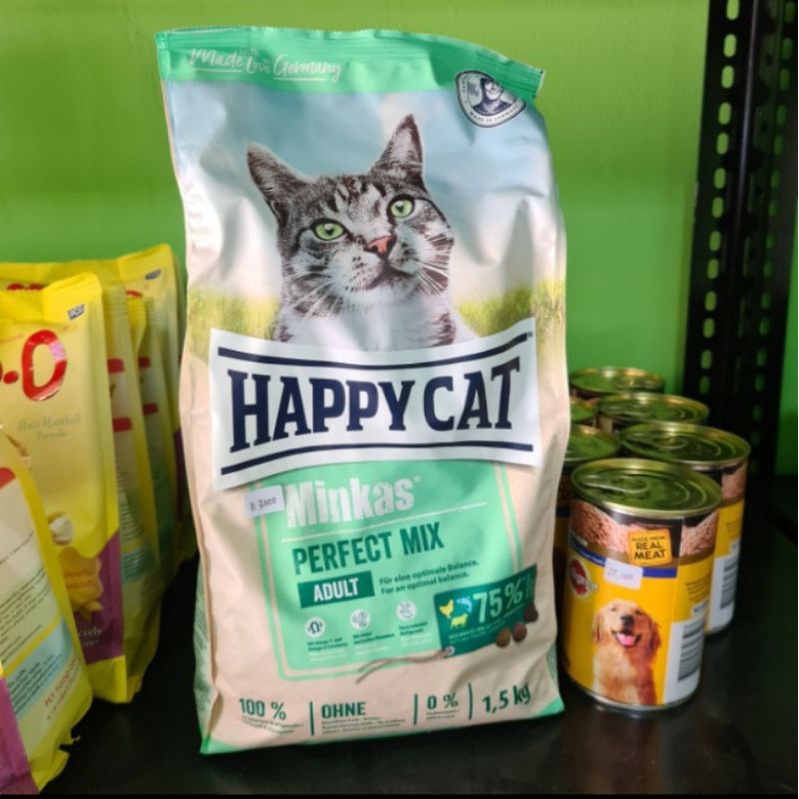 Makanan Kucing Happy Cat Minkas Perfect Mix 1,5kg