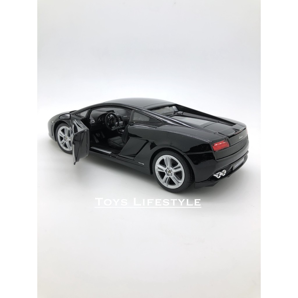 Welly Diecast - Lamborghini Gallardo Skala 1:24 (Hitam)