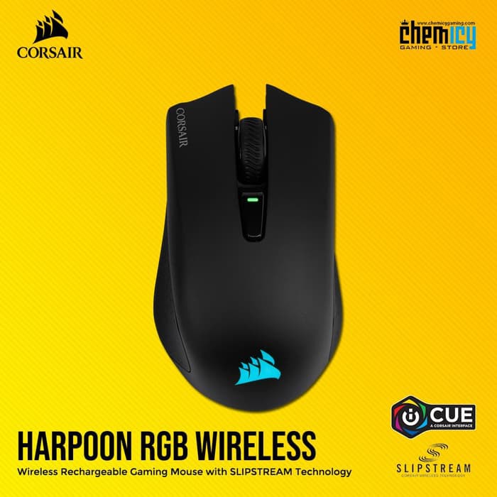 Corsair Harpoon RGB Wireless Gaming Mouse with SLIPSTREAM