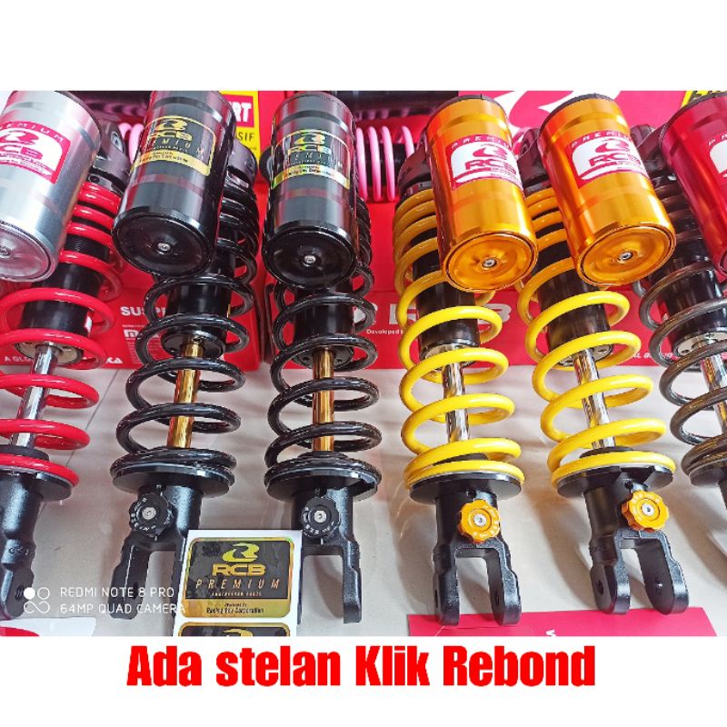 Shock Tabung RCB MB2 Plus MB2+ Black Series Nmax old Nmax New Aerox 155 New Aerox Connected Aerox Old PCX ADV 150 305MM 330MM Original RCB