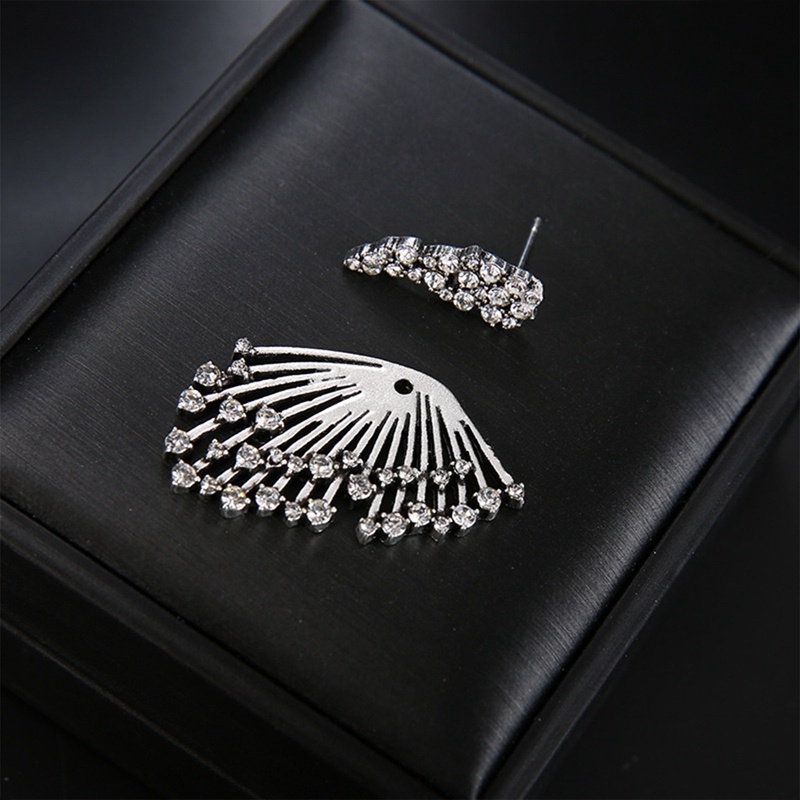 Sepasang / Set Anting Stud 925 Silver Untuk Perhiasan Pernikahan Wanita