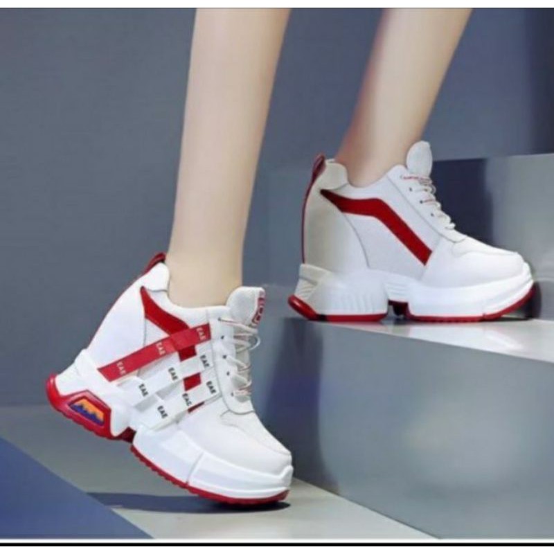 Arthur sport Sepatu wedges sofiya putih import