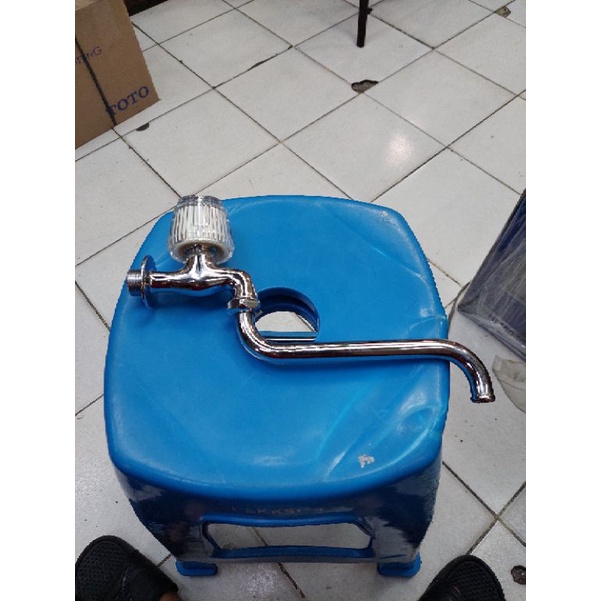 kran kitchen sink bebek kuningan / kran sink bebek 1/2" inci kakudai