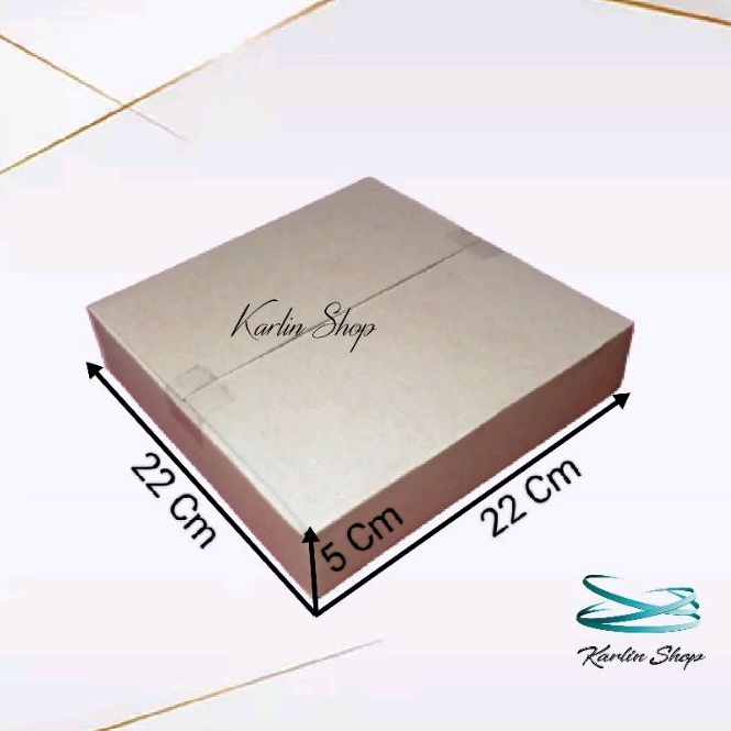 

Kardus Box 22x22x5 Cm