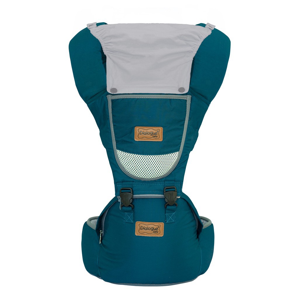 Makassar - Dialogue Gendongan Hipseat Plain Color Turquoise DGG1021 | Gendongan Bayi