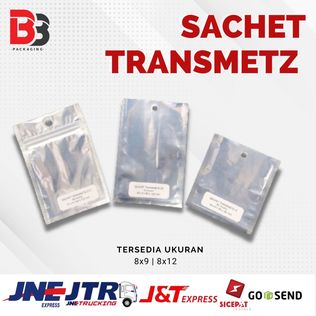 [500 PCS] SACHET TRANSMETZ KPACK 8x9 8x12 / SACHET KOMBINASI KPACK 15GRAM 25 GRAM