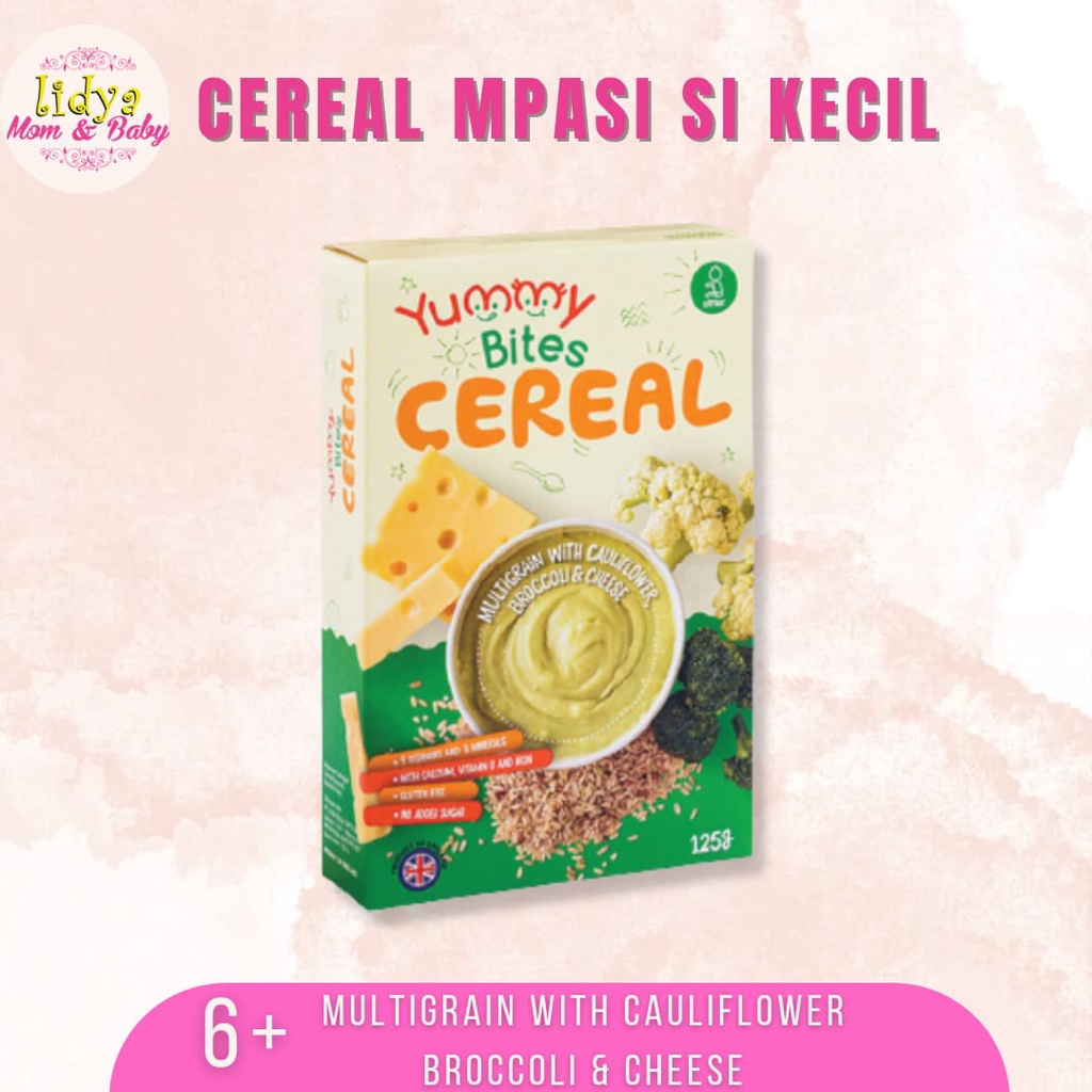 Yummy Bites Cereal Makanan Mpasi Original Baby 6+ Bubur cereal By Lidyamomnbaby