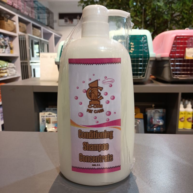 C1 Shampo Concentrate  C one / Skin Disease / Flea&amp;Tick / Conditioning 1 liter Shampo Anjing Dan Kucing