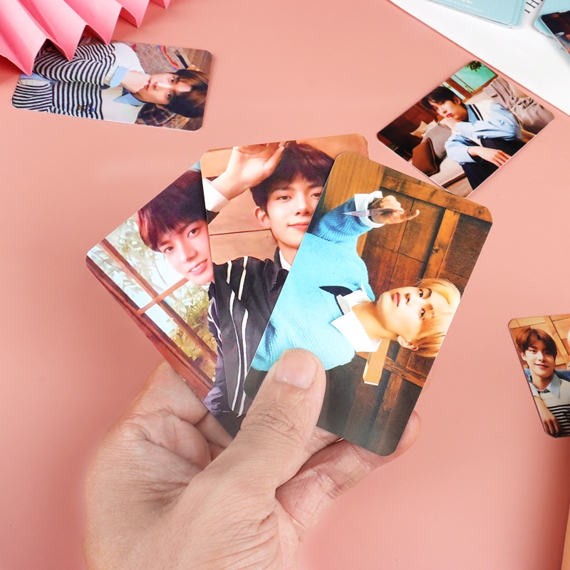 7 / 8pcs / set Kartu Foto Kpop ENHYPEN CONNECT Trading Acak Untuk Hadiah Penggemar