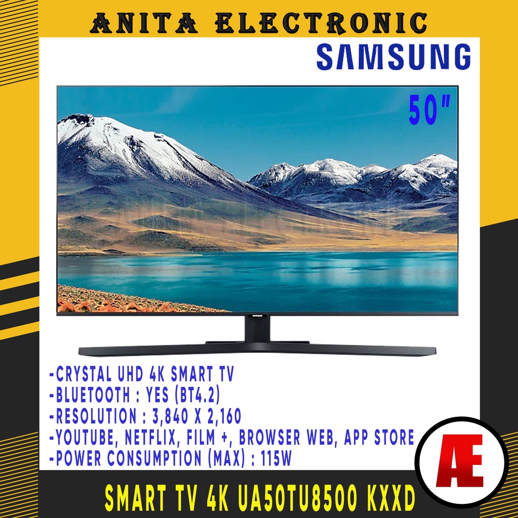 TV SAMSUNG 50 " SMART TV 4K CRYSTAL UHD UA50TU8500 KXXD